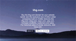 Desktop Screenshot of lihg.com